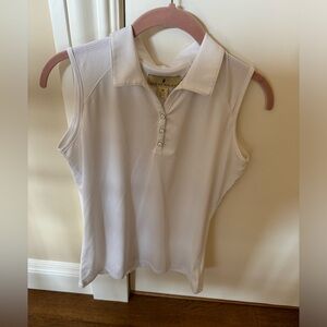 Sport Haley simple white golf top.  Excellent condition